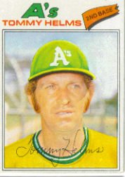 1977 Topps Baseball Cards      402     Tommy Helms